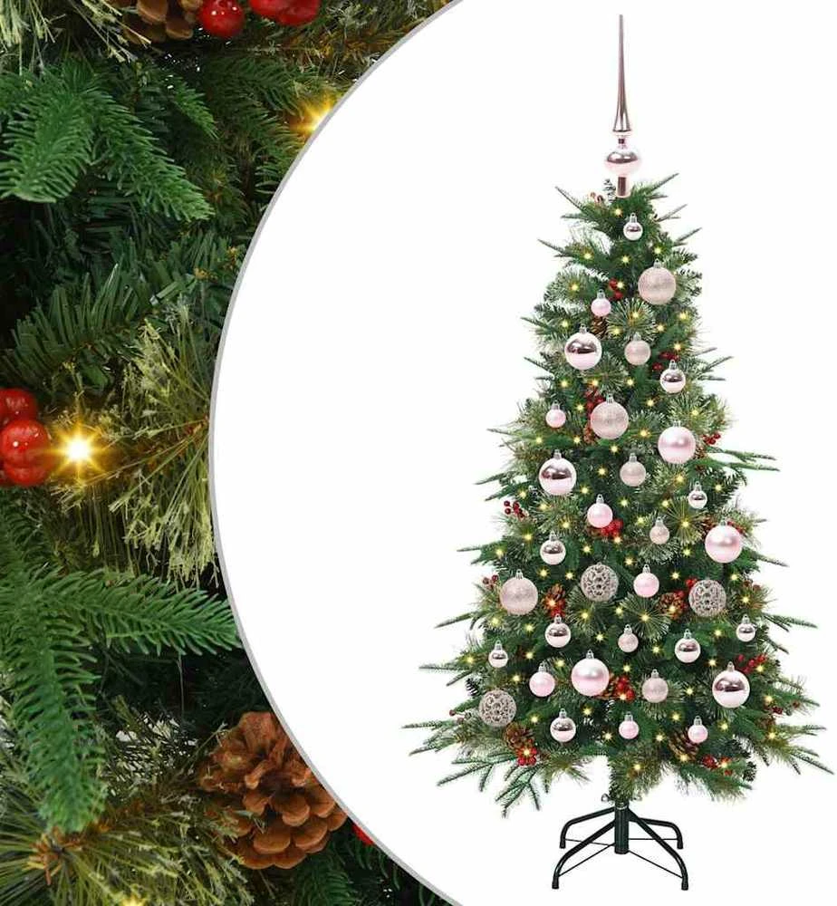 Dirbtinė Sulankstoma Kalėdų Eglutė Žalia 120 cm PE ir PVC