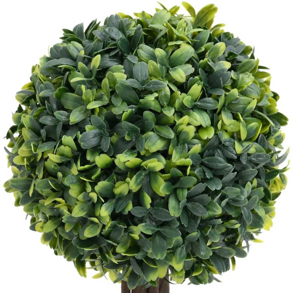 Dirbtiniai buksmedžiai vazonuose, 2vnt., žali, 41cm