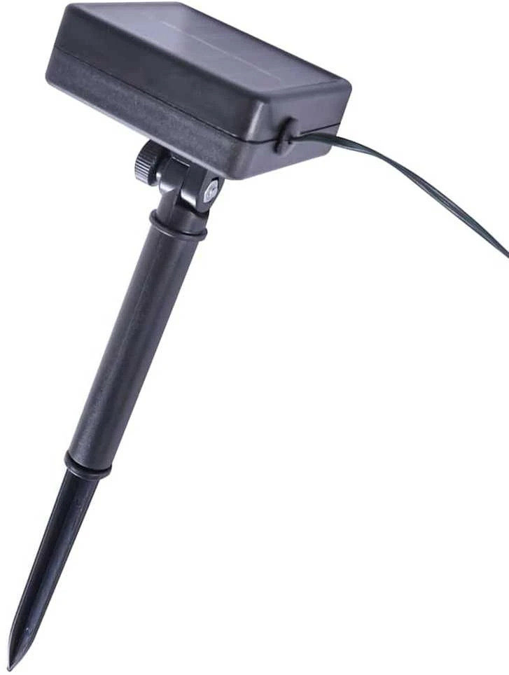 Dirbtiniai buksmedžio krūmai su LED lemputėmis 2vnt. žalia 45cm