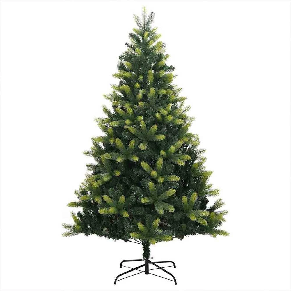 Dirbtinis sulankstomas Kalėdų medis su 300 LED Žalia 240 cm