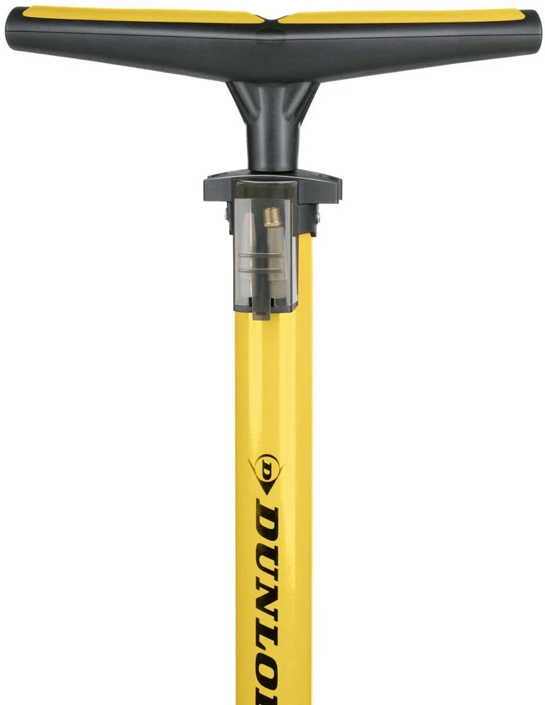 DIRBTUVĖS IR DVIRAČIO POMPA 230PSI (16BAR) SU MANOMETRU GELTONA DUNLOP 255255