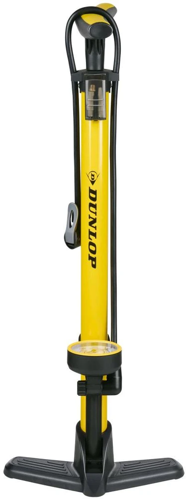 DIRBTUVĖS IR DVIRAČIO POMPA 230PSI (16BAR) SU MANOMETRU GELTONA DUNLOP 255255