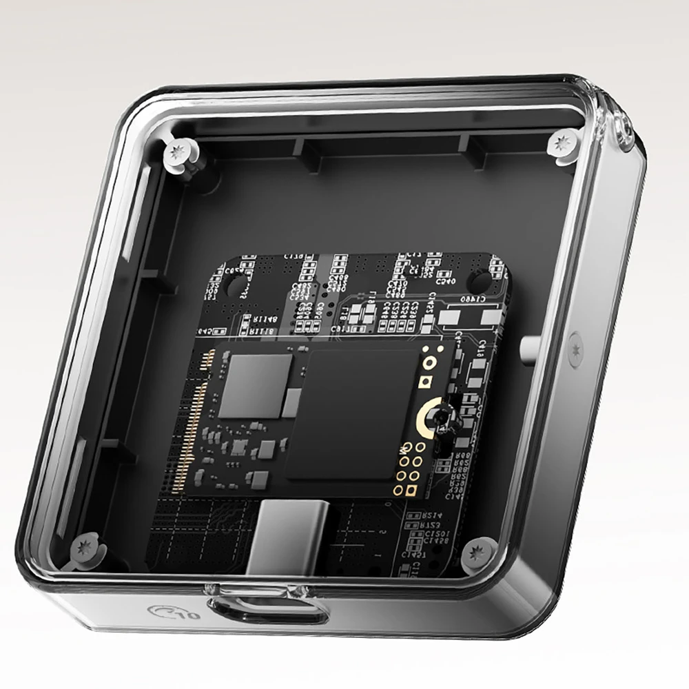 Orico AP30-G2 M.2 NVME Magnetic Disk Drive Bay MagSafe USB-C 3.2 – juodos spalvos