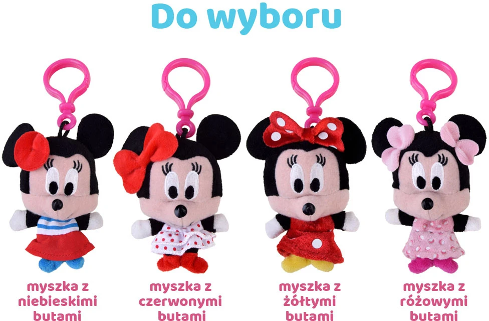Mattel Disney Minnie Mouse - raktų pakabukas kuprinė ZA1429