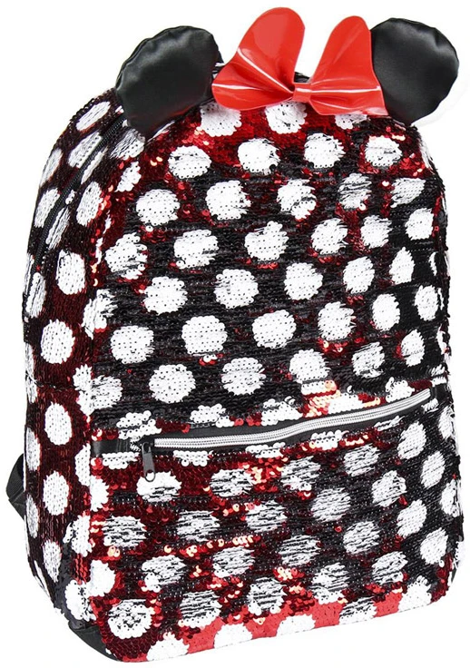 Minnie Mouse „Disney Minnie“ pelė miela stilinga „Sequin“ kuprinė 40 cm AP0007
