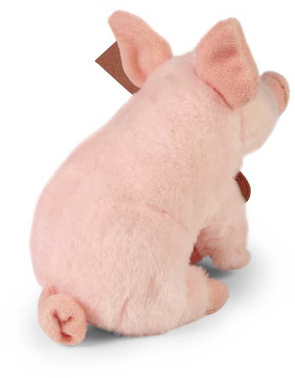 „Disney Rappa“ pliušinis žaislas „Sėdintis paršelis“, 18 cm, ekologiškas