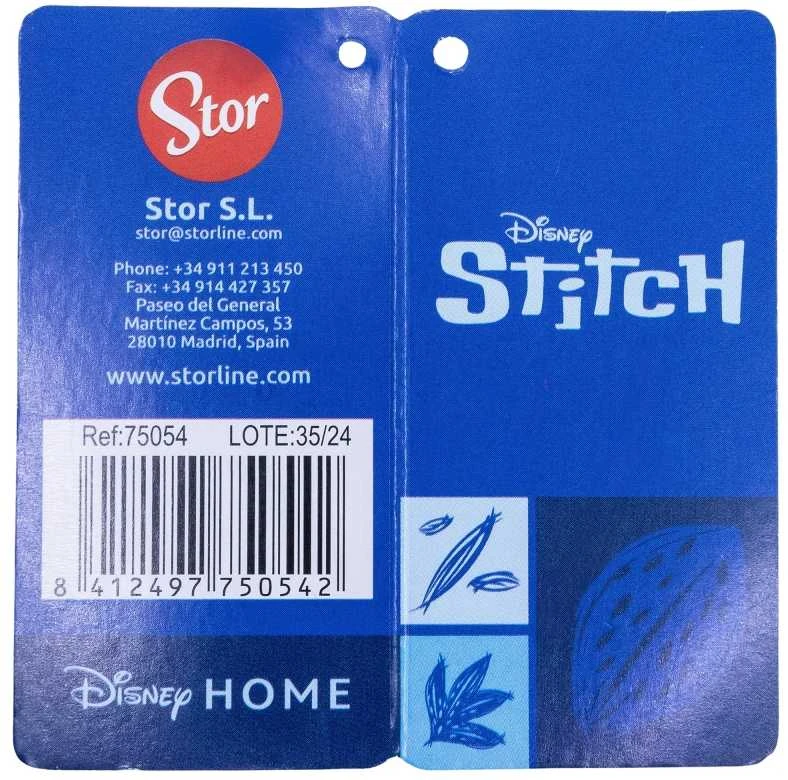 Disney Stitch - Drawstring Backpack/School Bag (30 x 25 cm)
