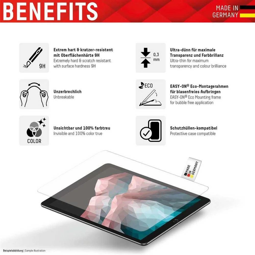 DISPLEX Planšetė Glass iPad 10,9\" (10. Gen., 2022)