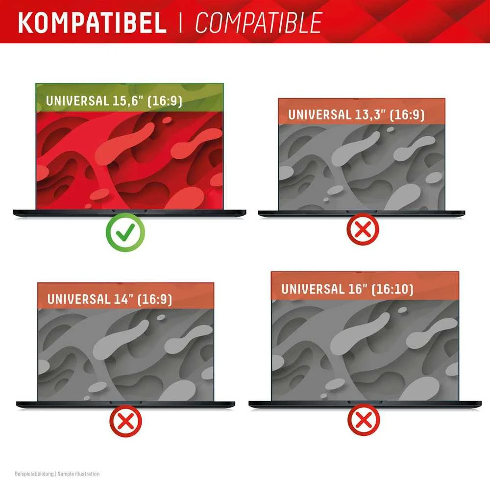DISPLEX Privacy Safe Uni (be rėmelio) 15,6\", 16:9