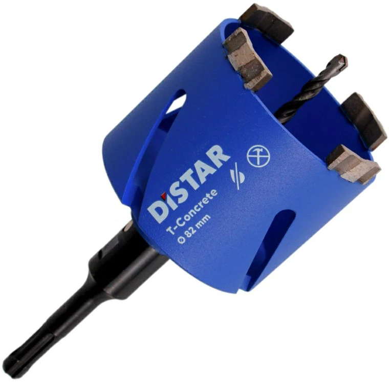 82mm Deimantinis grąžtas rozetėms DISTAR DDS-W SDS PLUS
