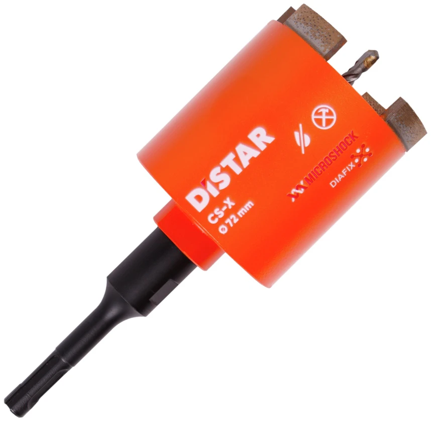 Deimantinė gręžimo karūna DISTAR 10170085515; SDS-plus; 72x70 mm
