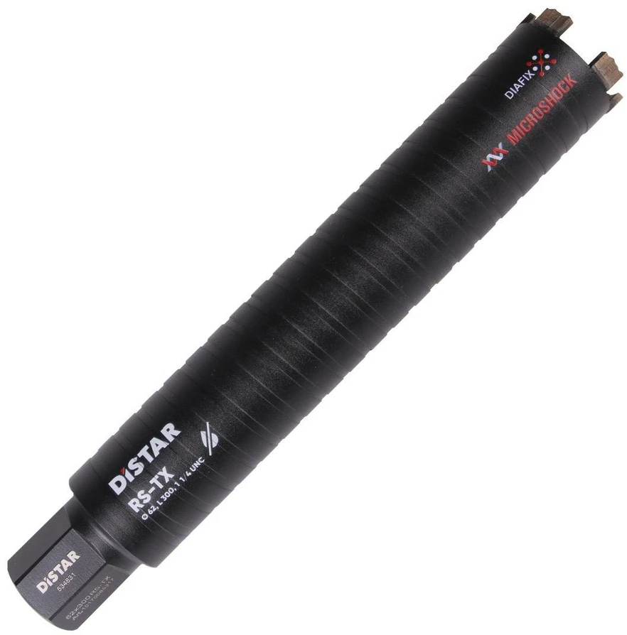 Distar 62MM x 300 mm Sauso gręžimo karūna ADTNS RS-TX