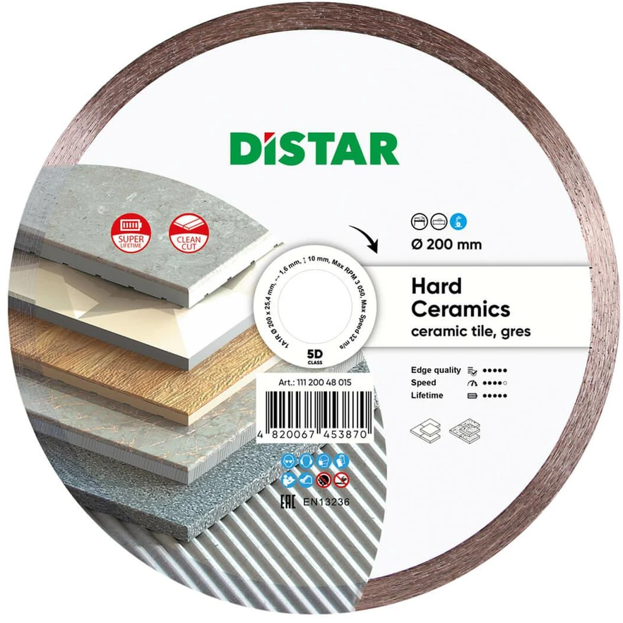 200MM DISTAR HARD CERAMICS deimantinis diskas plytelėms