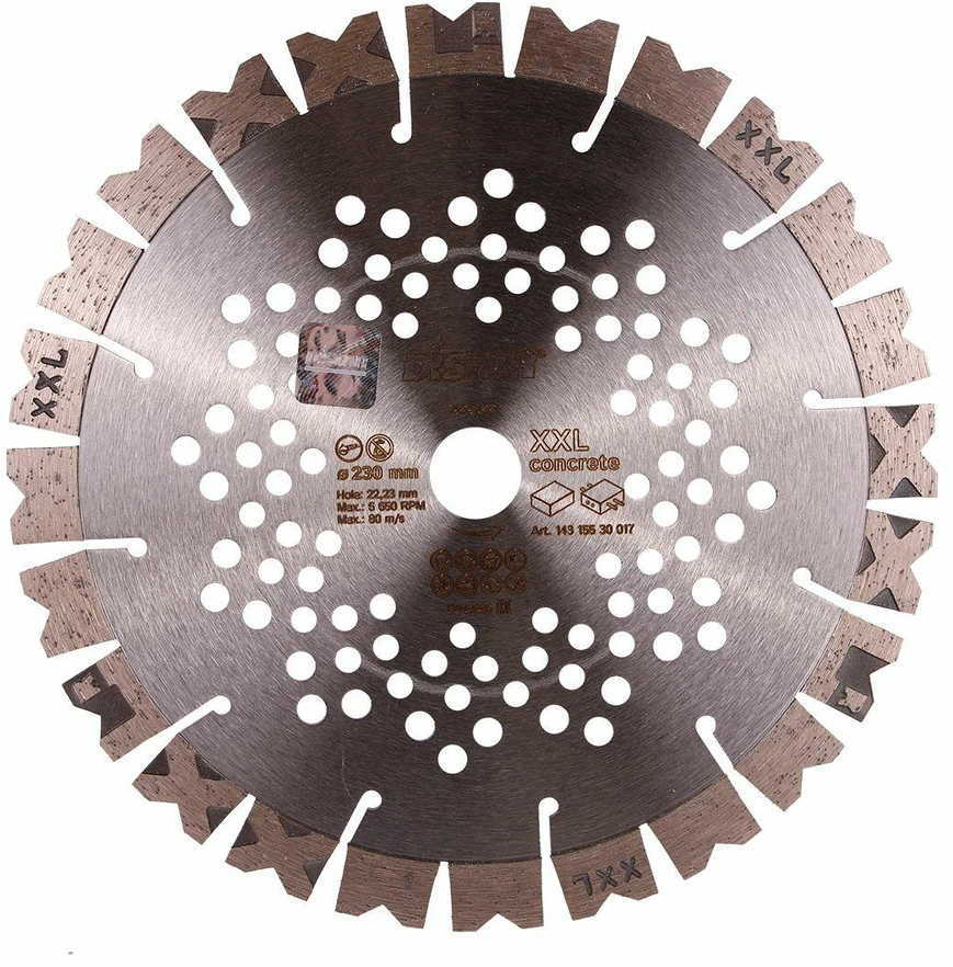 Deimantinis pjovimo diskas DISTAR 14315530017; 230x22,23x2,8 mm