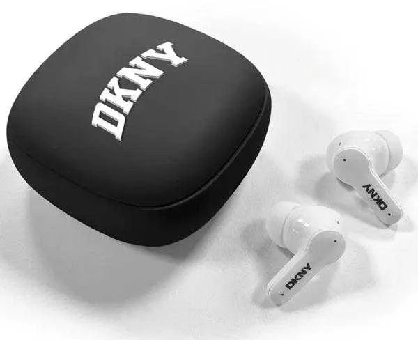 DKNY Bluetooth ausinės DKTWS3DNYAK juodos spalvos TWS BT 3D Rubber Matte Finish
