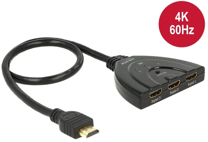 DLC DeLOCK 18600 vaizdo signalo jungiklis HDMI