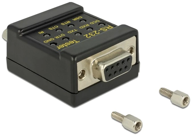 DLC DELOCK RS-232 Tester DB9 female > DB9 male