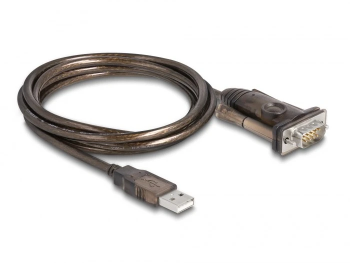 DLC DeLOCK 62646 serijinis kabelis Juoda 1,5 m USB A tipo DB-9
