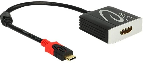 DLC DeLOCK 62730 USB ekrano adapteris 4096 x 2160 pikseliai Juoda