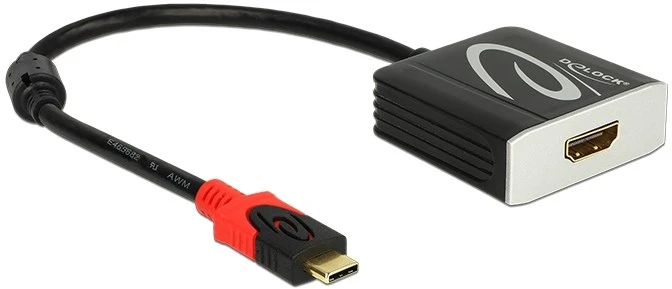 DLC DeLOCK 62730 USB ekrano adapteris 4096 x 2160 pikseliai Juoda