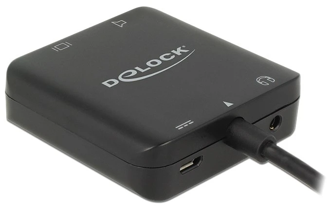 DLC Delock adapterio kabelis HDMI-A kištukas > HDMI + Audio Extractor 4K