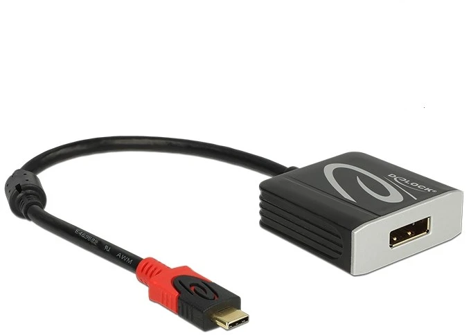 DLC DeLOCK 63312 USB ekrano adapteris 4096 x 2160 pikseliai Juoda