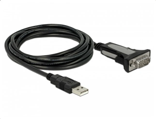 DLC DeLOCK 65962 serijinis kabelis Juoda 3 m USB A tipo DB-9