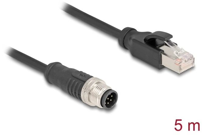 DLC DeLOCK 80811 tinklo kabelis Juoda 5 m Cat5e S/FTP (S-STP)