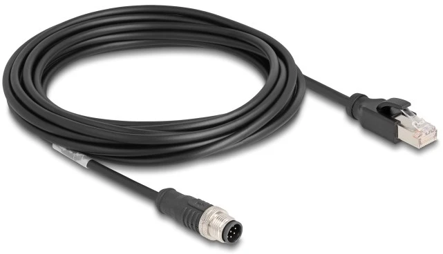 DLC DeLOCK 80811 tinklo kabelis Juoda 5 m Cat5e S/FTP (S-STP)