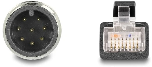 DLC DeLOCK 80811 tinklo kabelis Juoda 5 m Cat5e S/FTP (S-STP)