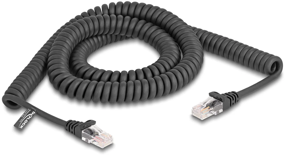 DLC DeLOCK 87994 tinklo kabelis Juoda 3 m Cat5e