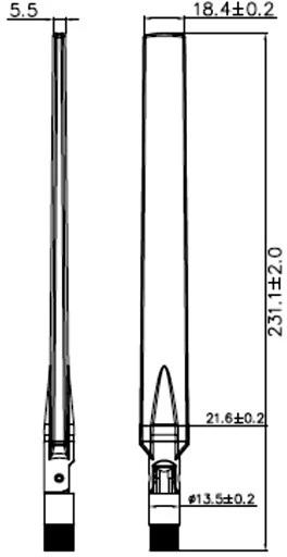 Maršrutizatorius DLC Delock Antena DE-LOCK 88899 / ANT-103