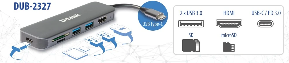 D-LINK DLINK Medienkonverter DUB-2327 DUB2327 (DUB-2327) (DUB2327)