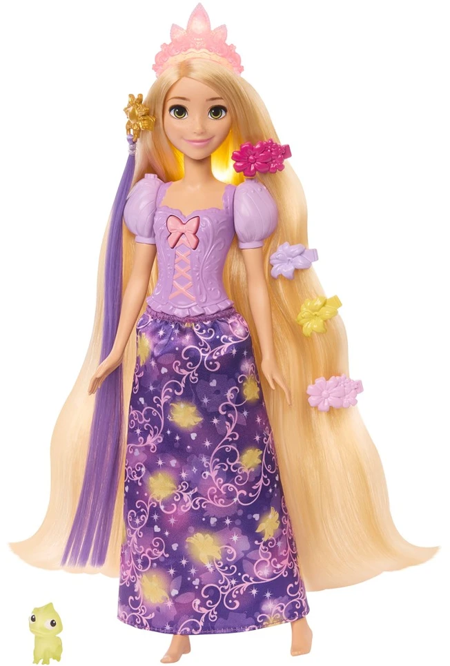 Mattel DISNEY PRINCESS RUPUNZEL interaktyvi lėlė Auksaplaukė (JHL46)