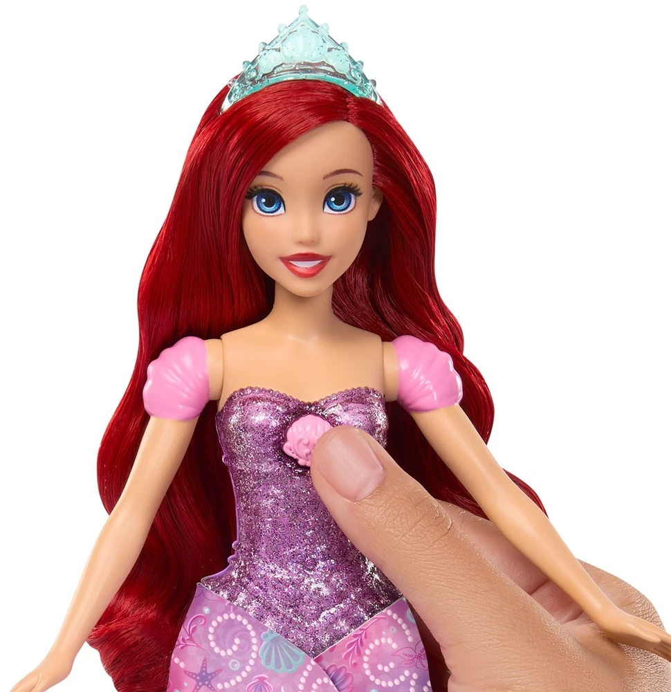 DN2 Mattel DISNEY PRINCESS lėlė Arielė su transformacijos funkcija (JLK19)