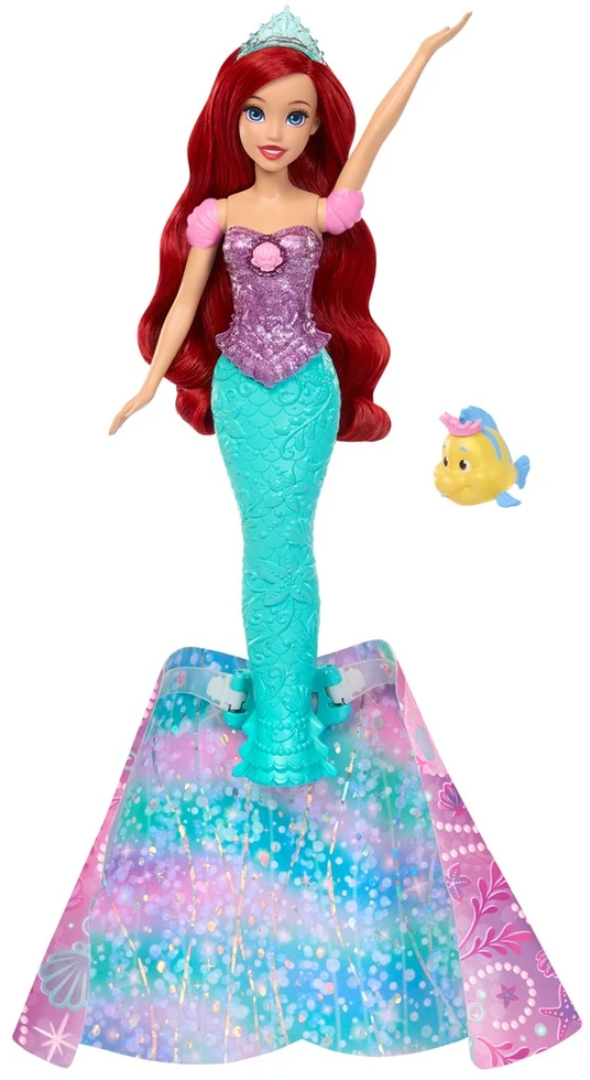 DN2 Mattel DISNEY PRINCESS lėlė Arielė su transformacijos funkcija (JLK19)