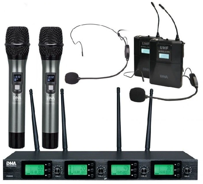 Dna Professional DNR DNA RV-4 MIX – belaidžio mikrofono sistema