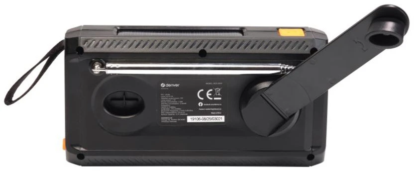 DNV Denver SCD-2033 Nešiojama Juoda