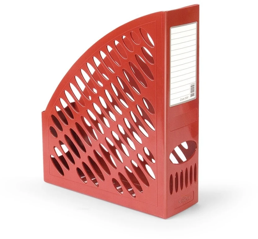 Stovas dokumentams Forpus, 7cm, raudonas, plastikinis
