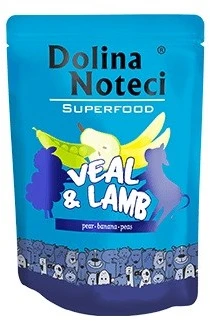 Dolina Noteci Superfood – veršiena ir ėriena – drėgnas Maistas šunims – 300g