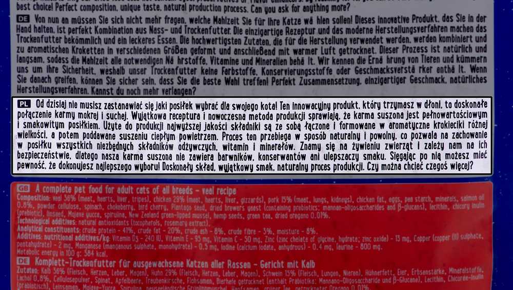 Kačių Maistas - DOLINA NOTECI Superfood Veršienos Sausas Maistas 1kg Senjorams Katėms