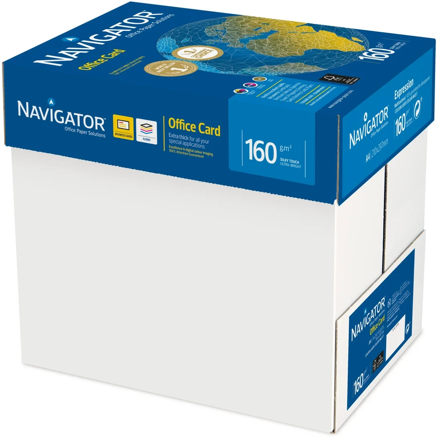 Biuro popierius Navigator Office Card, A4, 160g (250)