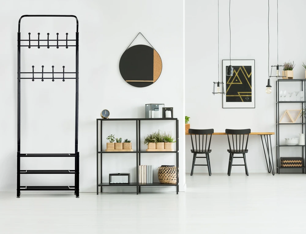 "ModernHome" drabužių stovas + batų lentyna