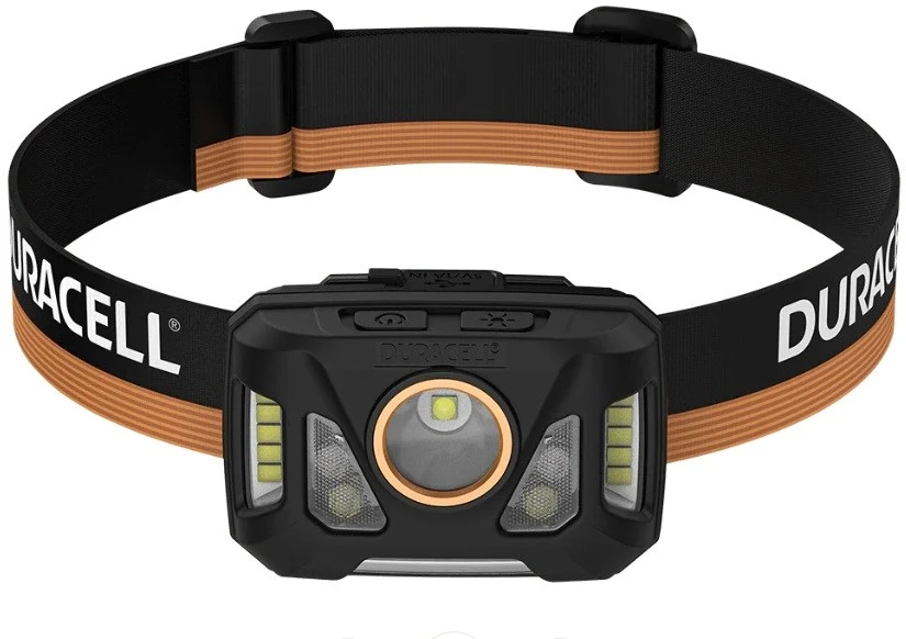 Duracell DH1000R Headlamp juodas, oranžinis