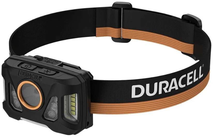 Duracell DH1000R Headlamp juodas, oranžinis