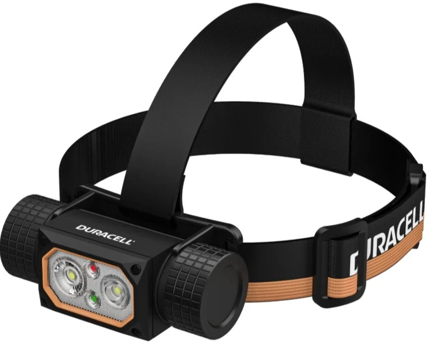 Duracell DH2000R Gift Box Headlamp juodas, oranžinis