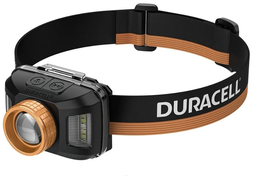 Duracell DH850R Gift Box Headlamp juodas, oranžinis