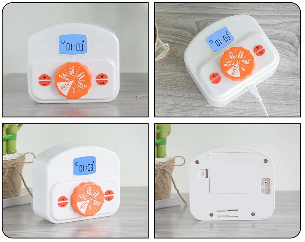 Drėkinimo programatorius PNI WT09, LCD ekranas, automatinis ir rankinis drėkinimas, laiko, trukmės ir drėkinimo dienų nustatymas