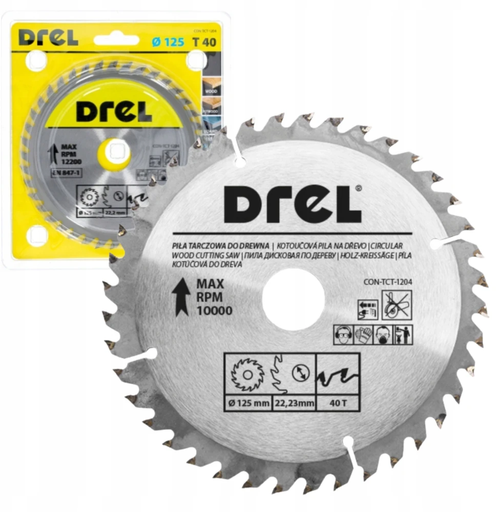 Drelcondor PIŁA TARCZ.WIDIA 125*22*40z /DREL