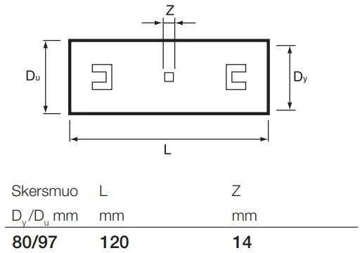 Drenažo vamzdžių jungiamoji mova Wavin, Ø 80 mm